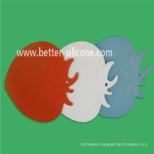 Stawberry Shaped Slicon Rubber Beverage Coaster